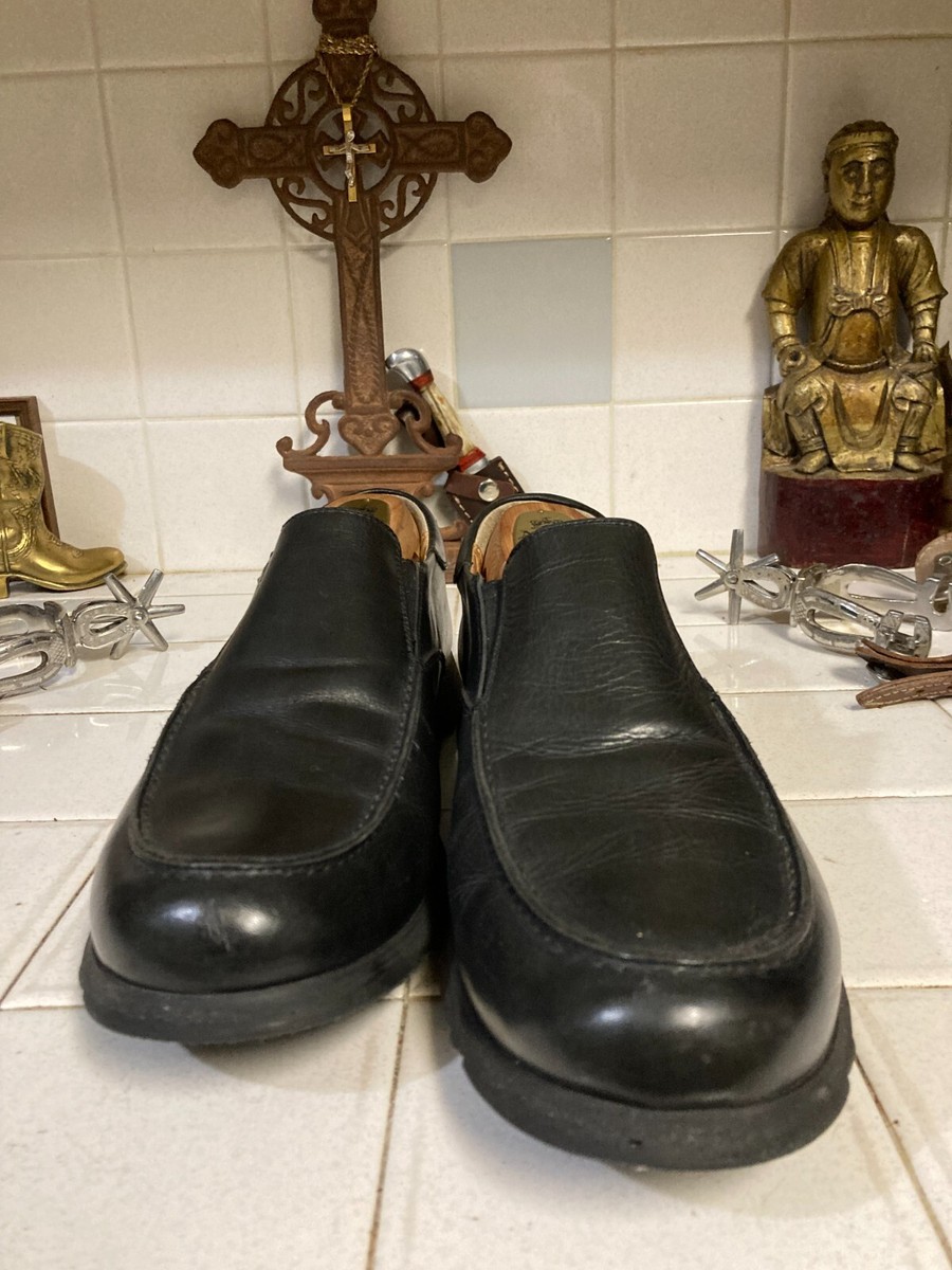 KENNETH COLE ITALY Black LEATHER SLIP ON LOAFER WEEKEND  display picture 2