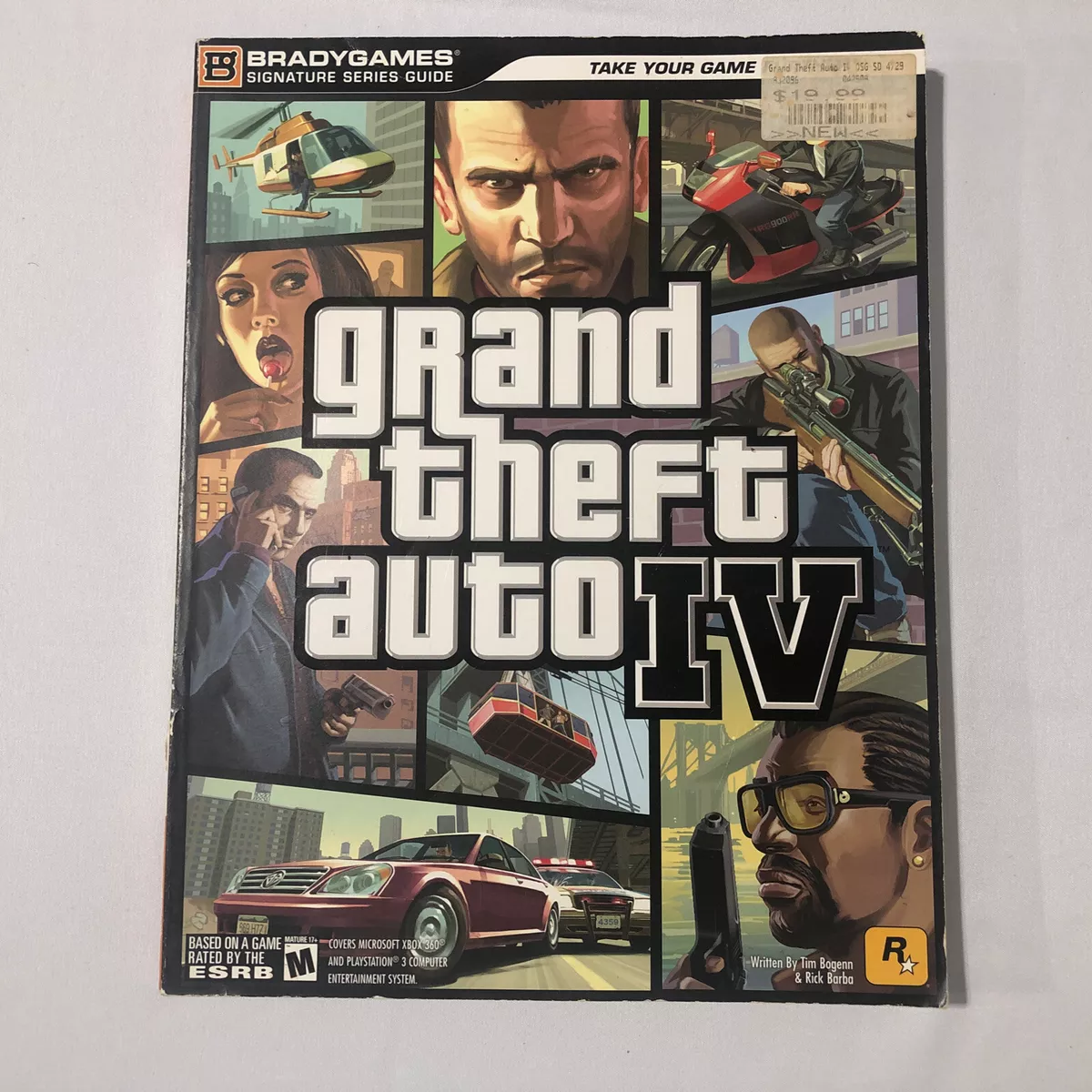 Grand Theft Auto IV 4 GTA IV Strategy Guide Brady Games Complete with Map