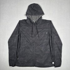 Vuori Jacket Outdoor Trainer Shell Women  s Medium Black Camo Full Zip Hooded