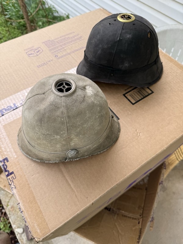 2 Vintage Police Or Military Hats U.S. 