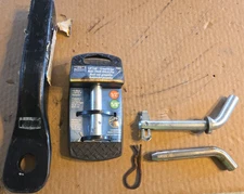 REESE TOW HITCH 3" DROP 1 1/4" RECEIVER 3/4" HOLE 3500LB Anti Theft swivel lock