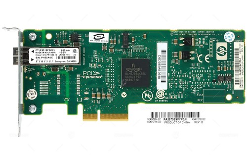 395864-001 LP HP NC373F SINGLE PORT 1GB SFP FC PCI-E SERVER ADAPTER LOW PROFILE - Afbeelding 2 van 7