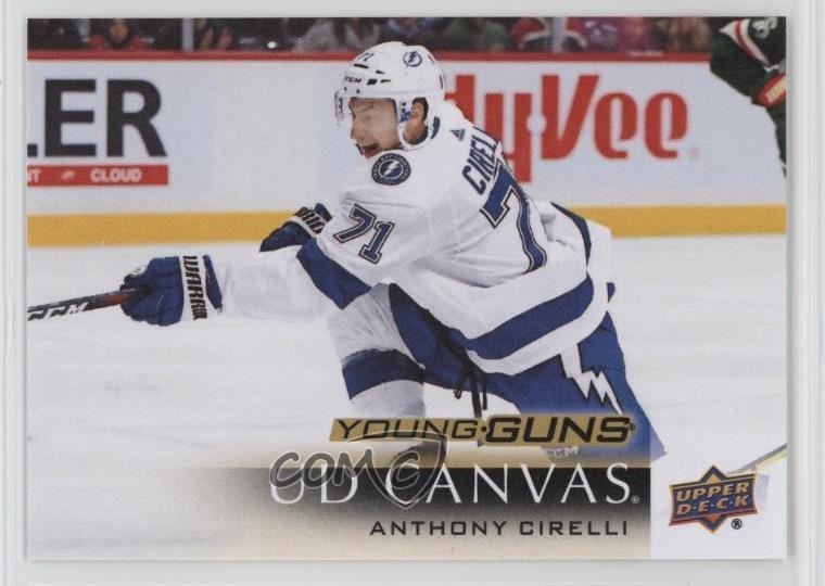 2018-19 Upper Deck UD Canvas Young Guns Anthony Cirelli #C236 0cg