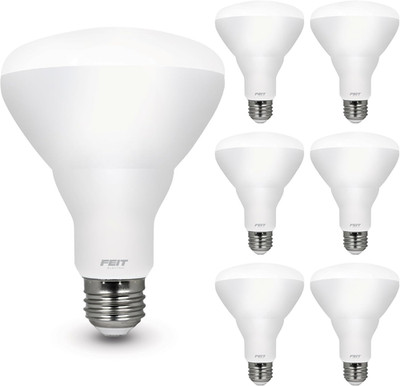 BR30 LED Light Bulbs, 100W Equivalent, Dimmable, E26 Standard Base, 80 CRI, 1400