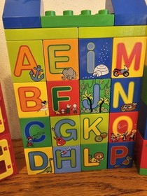Retired LEGO Duplo Play with Letters 6051 -Complete Set without box or manual