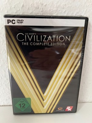 SID MEIER'S CIVILIZATION V - THE COMPLETE EDITION - PC/DVD - NEW & SEALED - GER.