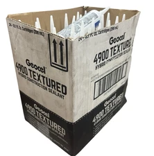 24 Pack Geocel 4900 Textured Hybrid Construction Sealant Gray 10.1 FL. OZ.