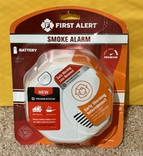 First Alert Wireless Interconnect Photoelectric Smoke Alarm w/Voice Alerts NEW