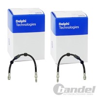2X Delphi BremsschlÄUche Vorne Passend FÜR Ford C-MAX Focus Links+Rechts