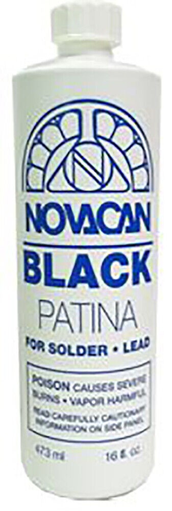 Novacan Black Solder/Lead Patina, 16 Fluid Ounce/473 mL Bottle