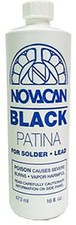 Novacan Black Solder/Lead Patina, 16 Fluid Ounce/473 mL Bottle