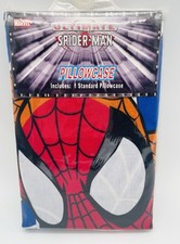 New Marvel Spiderman Pillowcase Standard Size Reversible