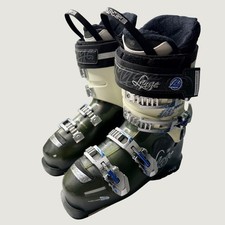Lange RX 100 LV Womens Ski Boots Green White Size 23.5 276mm