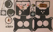 58 - 75 Ford Mercury Carb Rebuild Kit Autolite Motorcraft 2100 2-V Brass Float