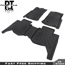 For Toyota Tacoma Crew Cab 2005-2014 2015 Tpe Front Rear Floor Mats Liners