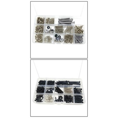 Gitarrenschrauben Kit mit Federn Gitarre Hardware Teile-Kit 258 Stck. für Elektro