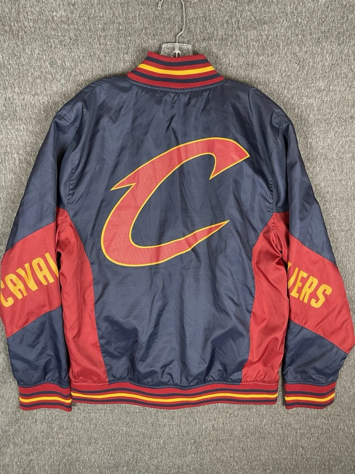 Chaqueta cortavientos Cleveland Cavaliers para hombre XL AOP Cavs cremallera completa deportes Foto 2 de 4