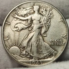 1943 P Walking Liberty Half Dollar - 90% Silver - Great For Albums - WL-4328p