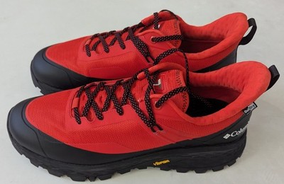 Columbia Tellurix Titanium Outdry Waterproof man red shoes 11 Brand New