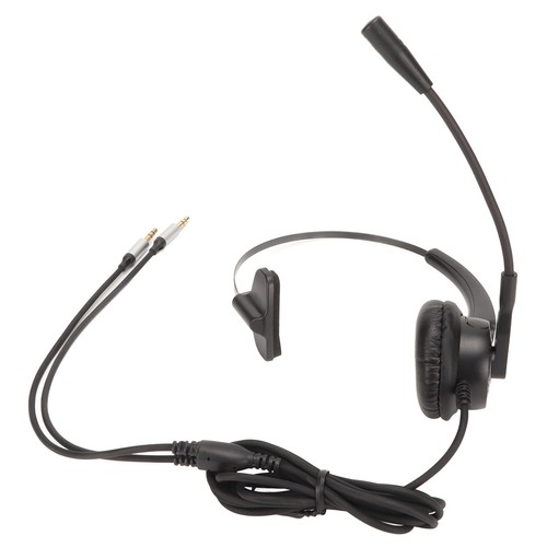 Corded Telephone Headset Noise Cancellation Adjustable Single Ear Customer Se FY - Afbeelding 3 van 24