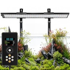 Clip-on Planted Aquarium Light, 6 Row LED, 72W, 72W for 48"-55" fish tanks