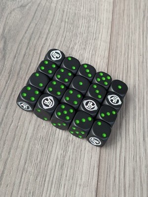 Baron Of Dice Auspex Tactics Würfel 20 x 16 mm runde Ecke
