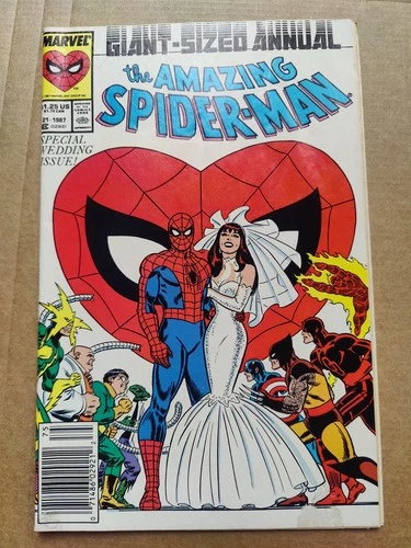 Marvel The Amazing Spider-Man Annual #21 Giant-Sized Special Wedding VG