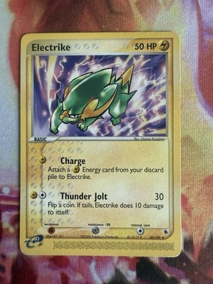 Electrike 30/109 EX Ruby & Sapphire Uncommon 2003 English Pokemon