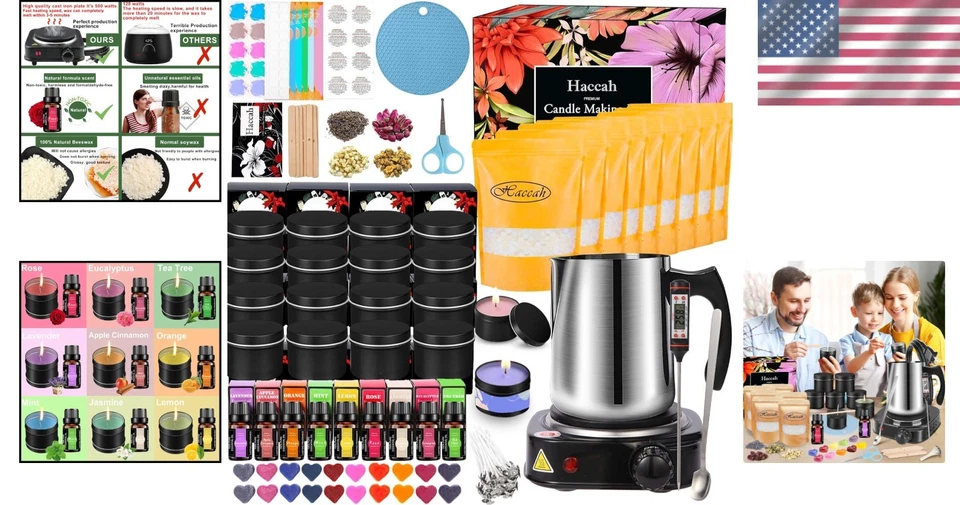 Candle Making Kit for Adults - Includes Rich Scents & More - Image 2 of 4