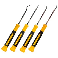 ToolTreaux Mini Hook and Pick Set Precision Cleaning and Hobby Tools - 4 Pieces