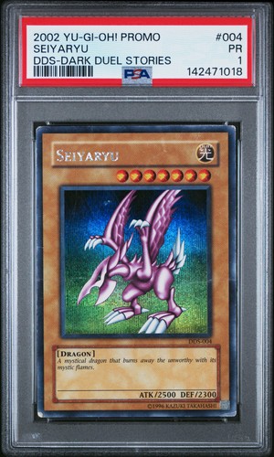 2002 YU-GI-OH! PROMO DDS-DARK DUEL STORIES #004 SEIYARYU PSA 1