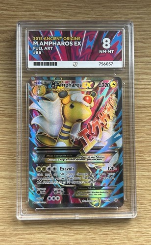M Ampharos-EX graded ACE 8 for sale on eBay