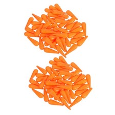 100 Pcs Snowman Decorative Nose Carrot Costume Christmas Craft Supplies