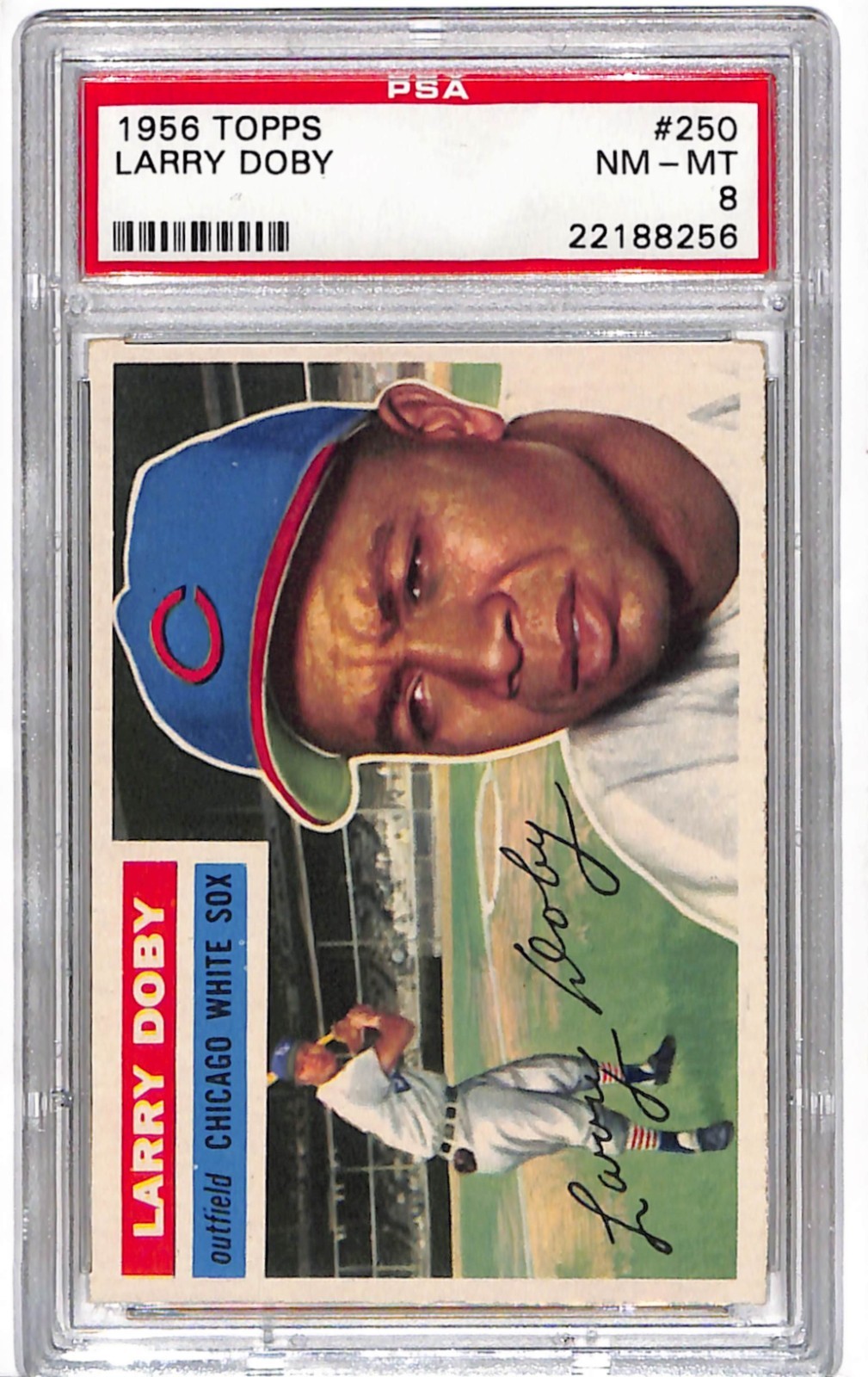 1956 Topps - Larry Doby #250 PSA 8