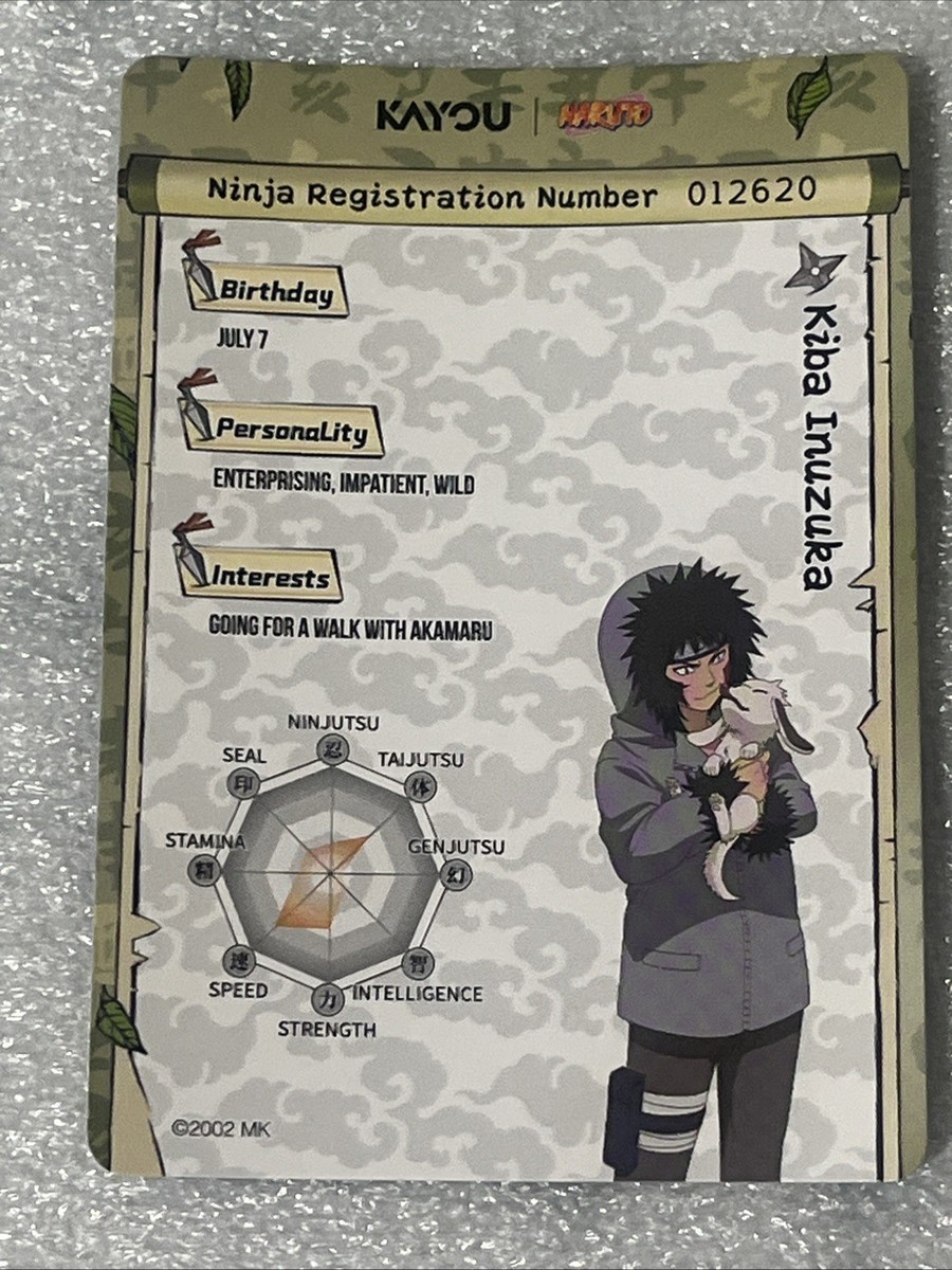 Naruto English Kayou Series 2 Jin Chapter *SR* Kiba Inuzuka