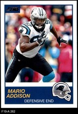 2019 Score #262 Mario Addison Panthers Troy 8 - NM/MT