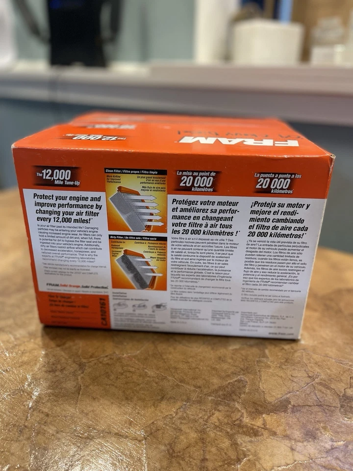 Filtro de aire protector adicional marco OEM CA10161, 2006-2010 Silverado y Sierra 6,6 L Foto 4 de 4