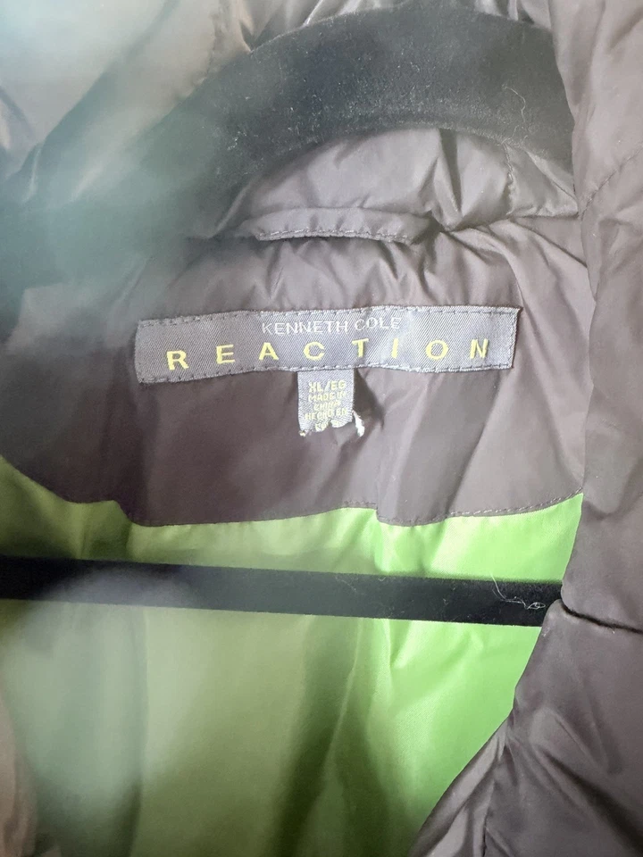 Kenneth Cole Reaction Women's  Vest Brown Puffer Down Feather Fill- XL - Image 2 of 3