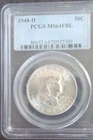 1948-D Franklin Half Dollar PCGS MS64FBL Silver 50C Uncirculated Denver