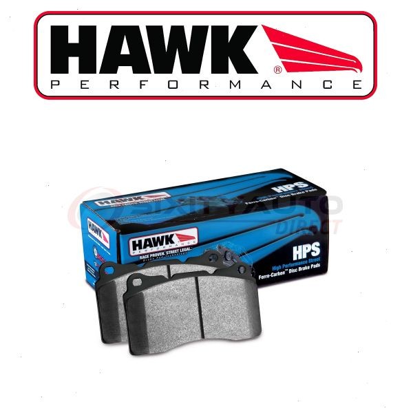 Hawk Rear Disc Brake Pad Set for 1990-1992 Ferrari F40 - Braking Stopping ji