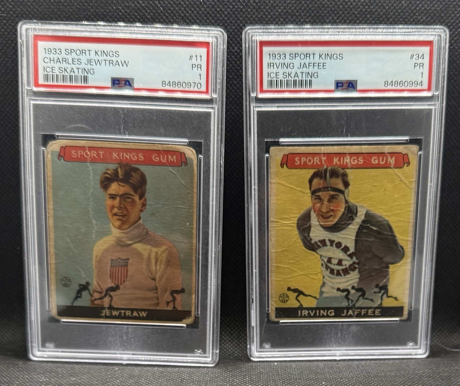 🔥LOT Of 12 PSA Graded~ 1933 Goudey Sport Kings Cards - Multiple Sports🔥 view 4