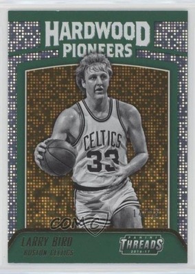 2016 Threads Hardwood Pioneers Century Proof Orange Dazzle 14/25 Larry Bird 03wd