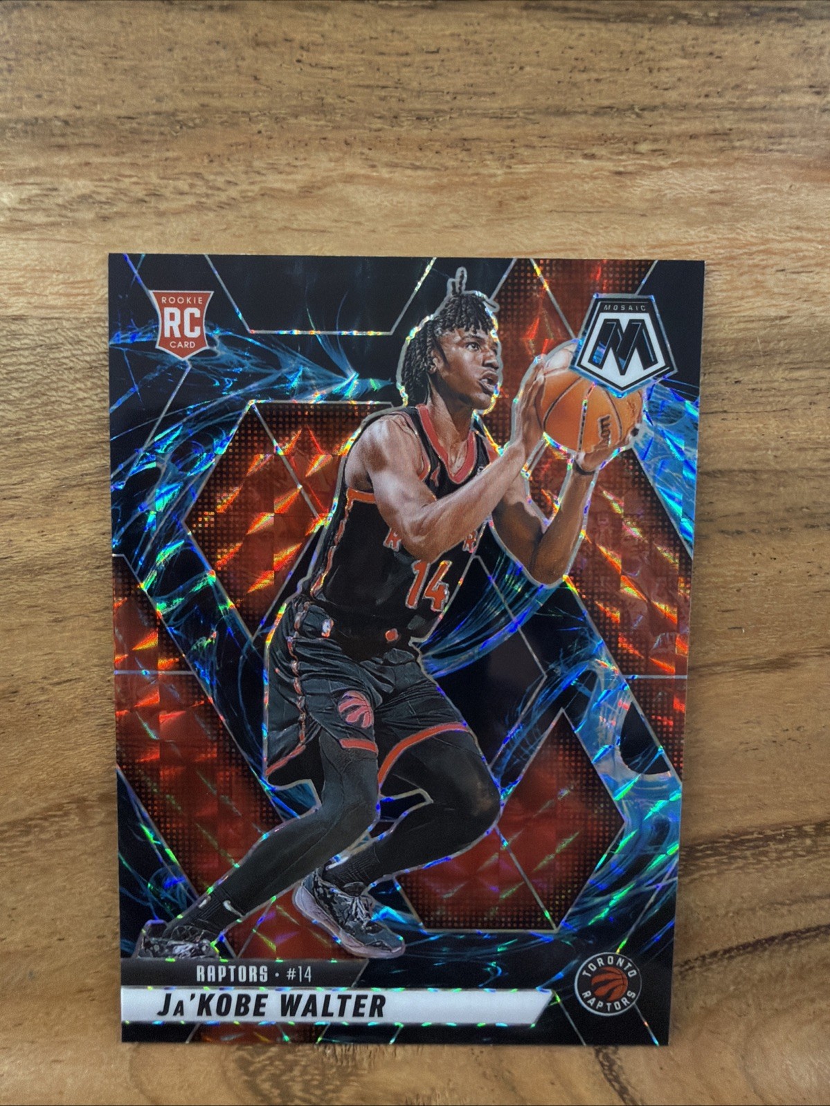 2024-25 Mosaic Basketball Ja’Kobe Walter #234 Genesis Prizm (RC) Case Hit