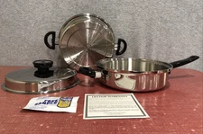 Cordon Bleu 7 Ply Stainless 10" Skillet Steamer Vent Lid NEW