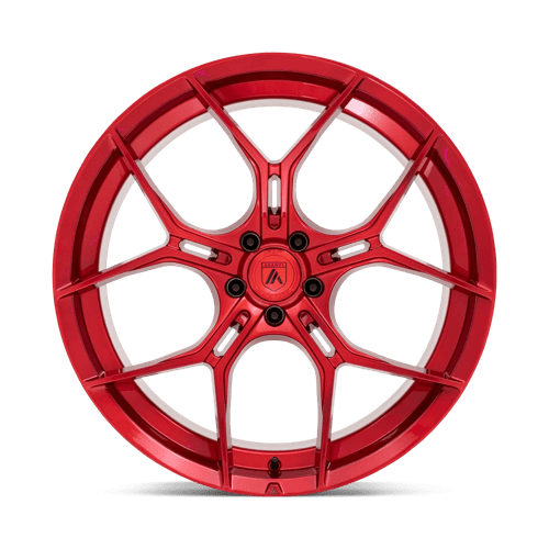 22X9 Asanti Black ABL-37 MONARCH 5X120 32MM CANDY RED - Picture 3 of 5