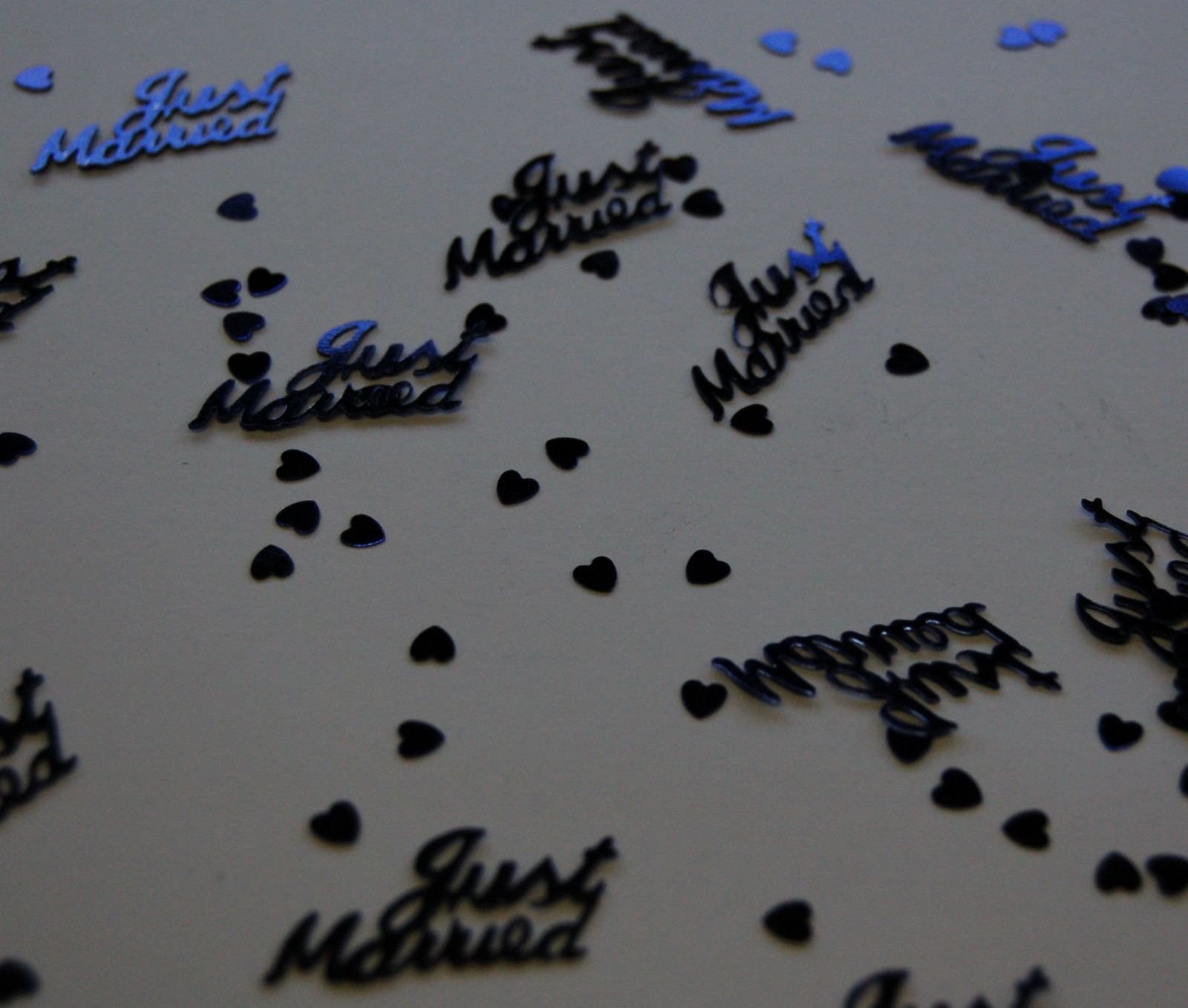 Just Married Foil Wedding Confetti Table Scatter Decoration eBay