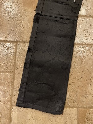Givenchy x Matthew Williams SS21 Crackled Waxed Black Denim Givenchy x Matthew Williams SS21 Crackled Waxed Black Denim