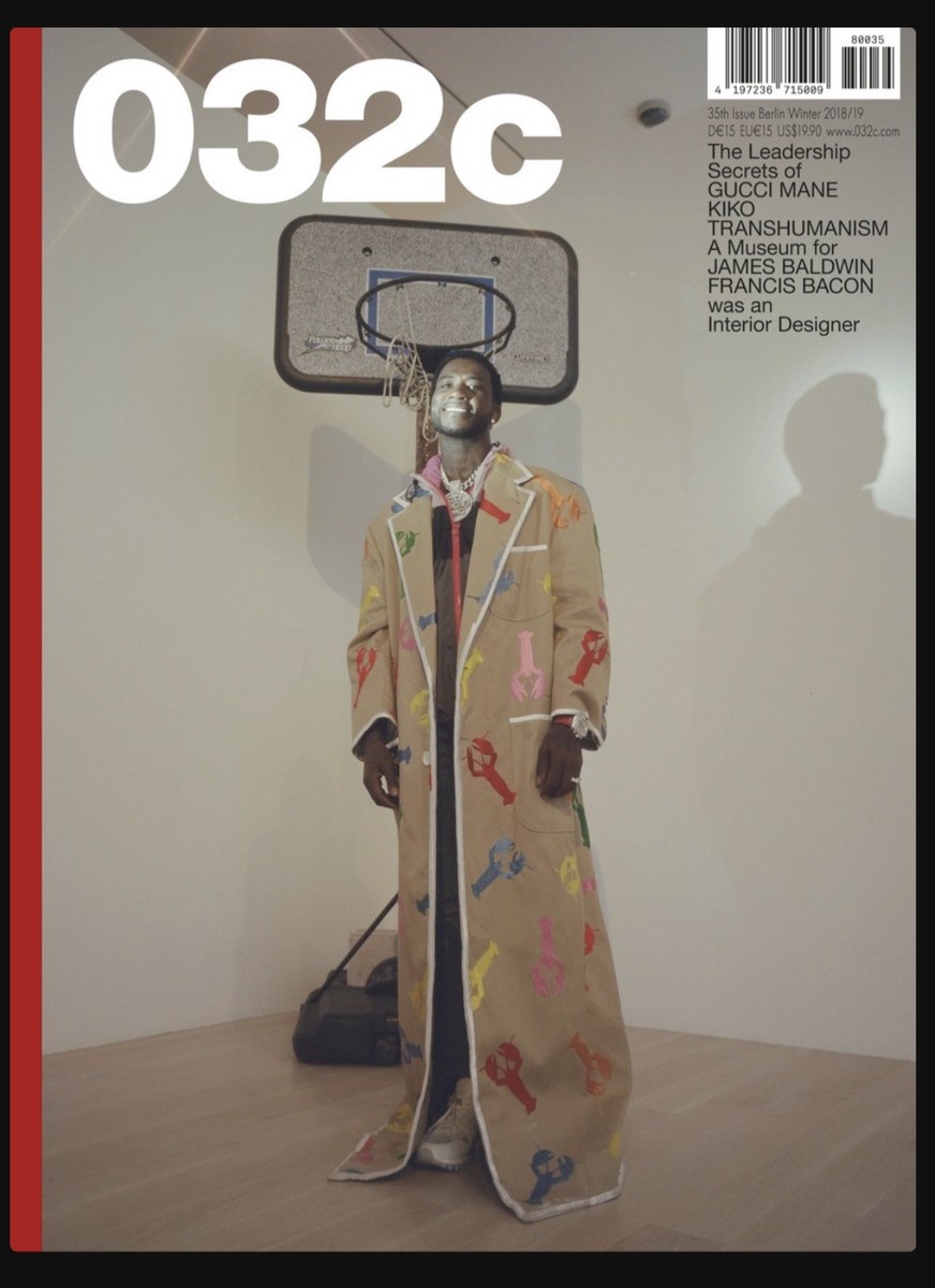 その他 032c magazine 032c Magazine Gucci Mane 35th Issue Winter 2018/19 GUCCI