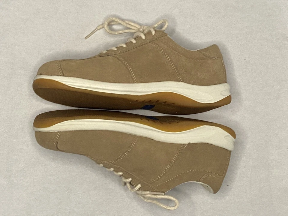 Zapatillas deportivas Oxford Lands End 22632 de gamuza tostada con cordones zapatos cómodos para mujer talla 7 M Foto 3 de 4