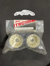 TRC Vintage RC Car Part # 1036 Mounted Rear Tires And Wheels BBS for TRC, Bolink